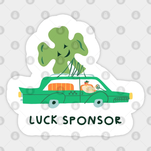 Luck Sponsor - St Patrick's Day design Sticker by Bubble Beanie